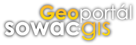 Nadpis Geoportál sowac-gis